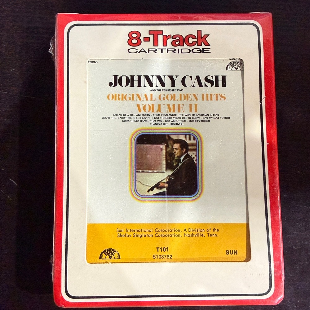 Johnny Cash Original Golden Hits Volume 1  8-Track SUN T101 S103782 – New Sealed